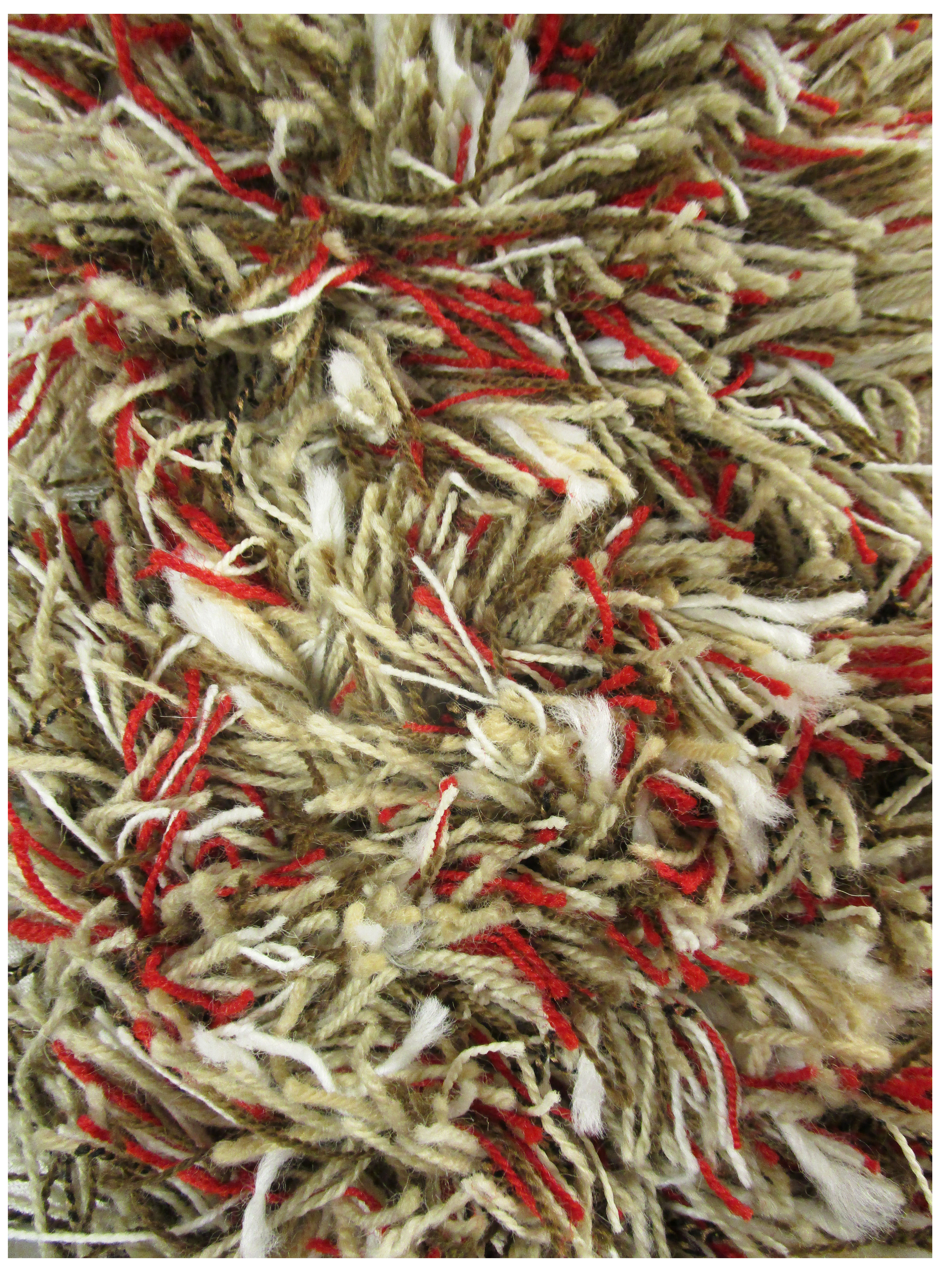 Almond Puff Shag Rug 