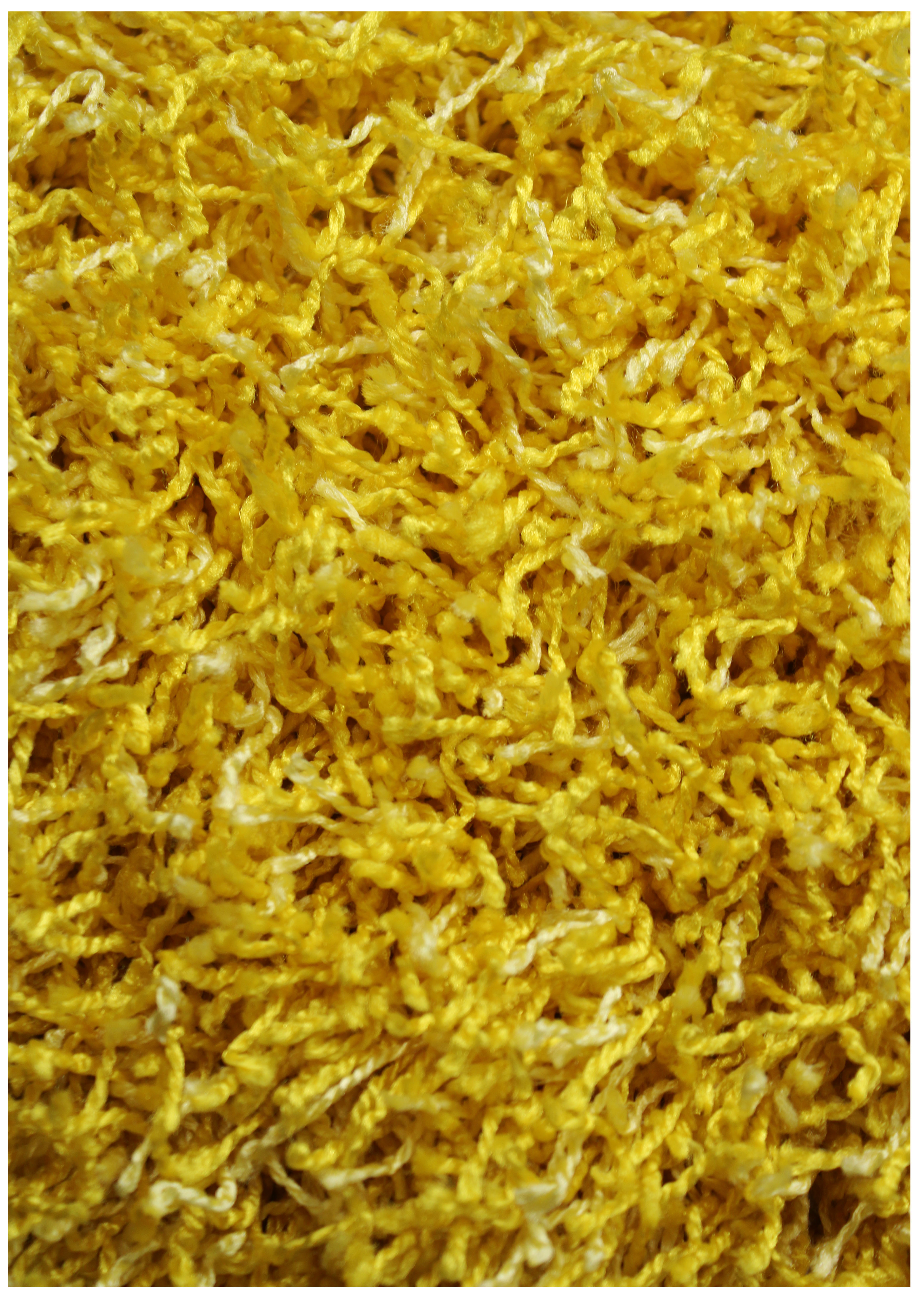 Yellow Shag Rug 