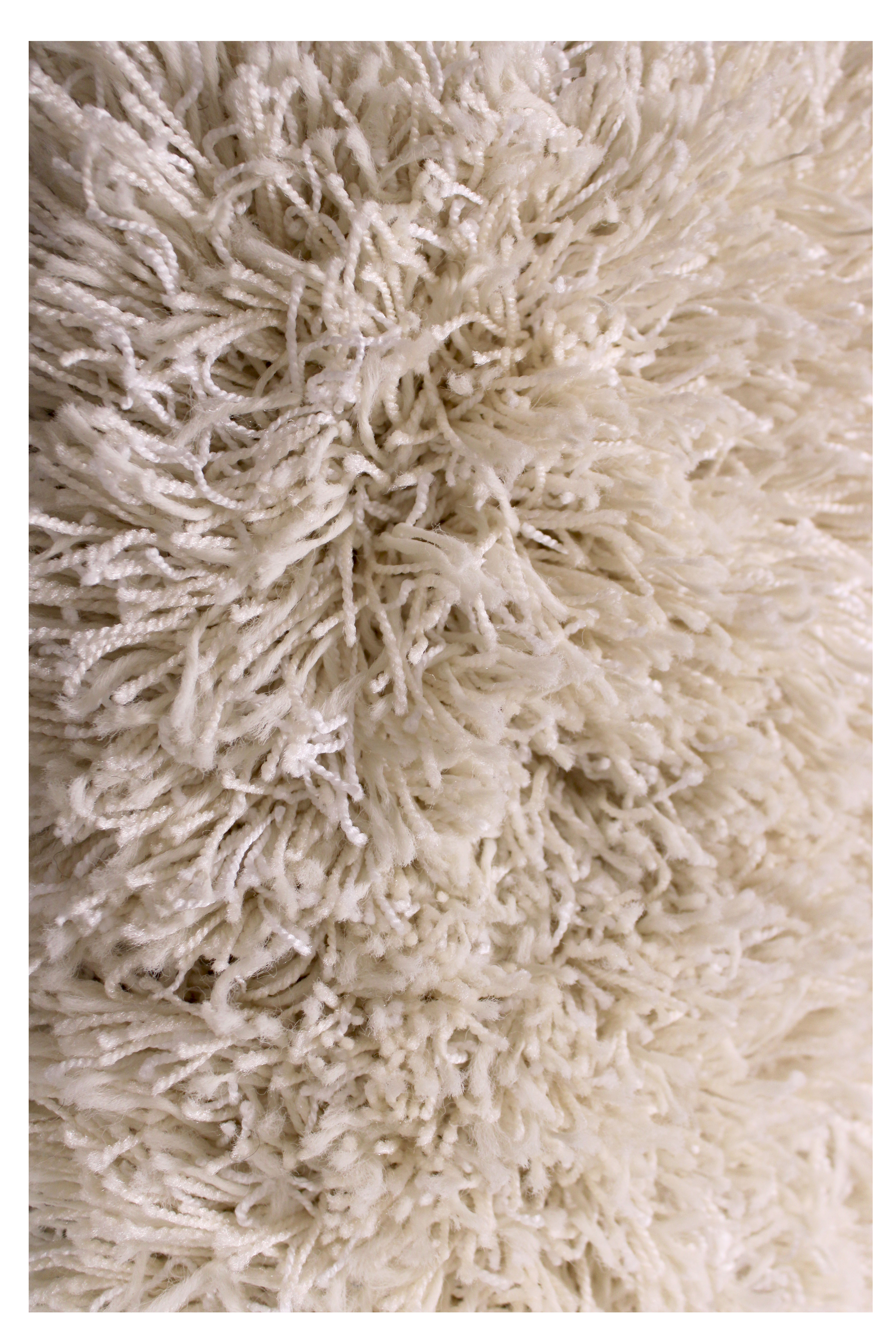 Alluring Diamond Pearl Shag Rug 