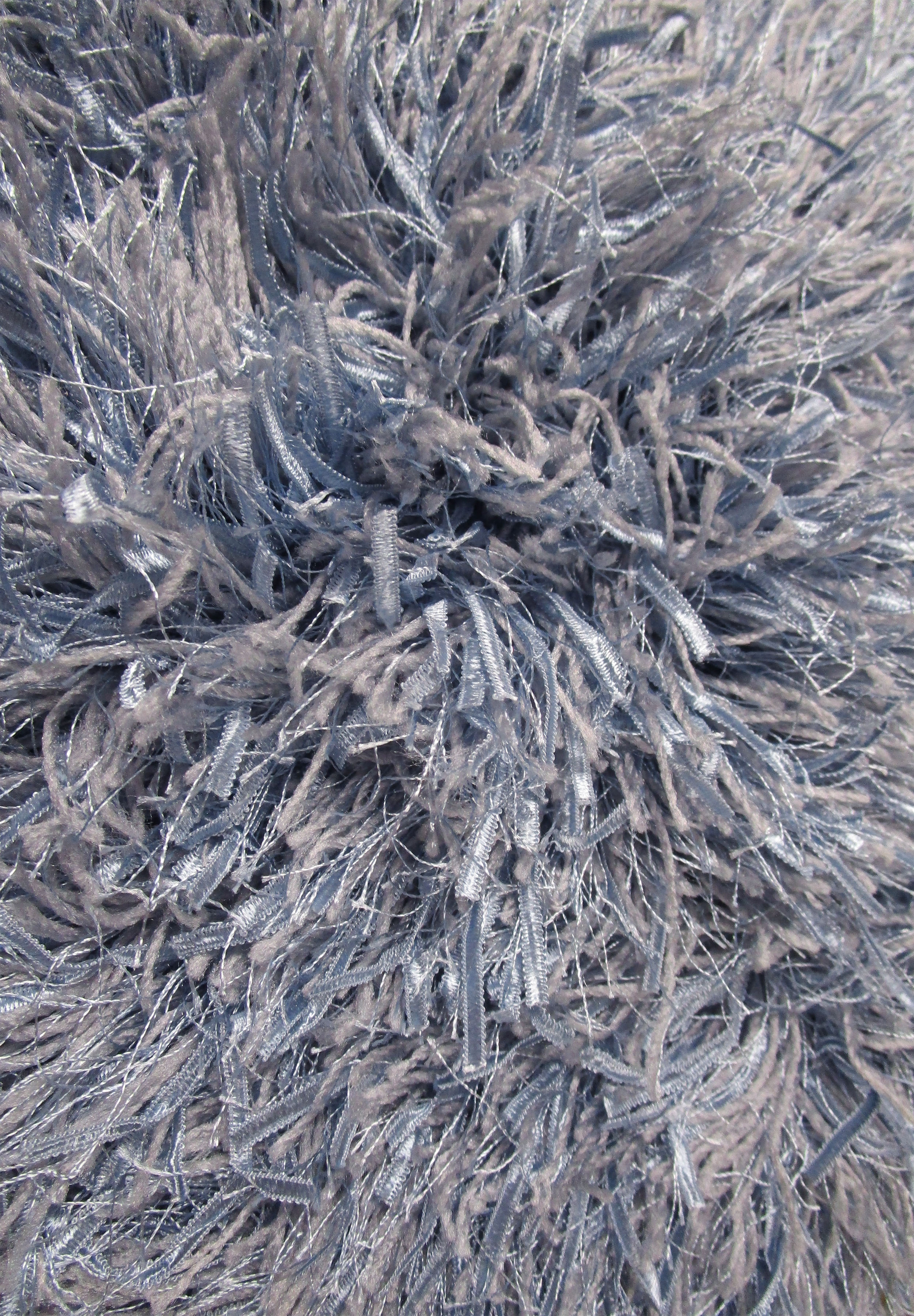 Lace Shag Rug Classy Blue 