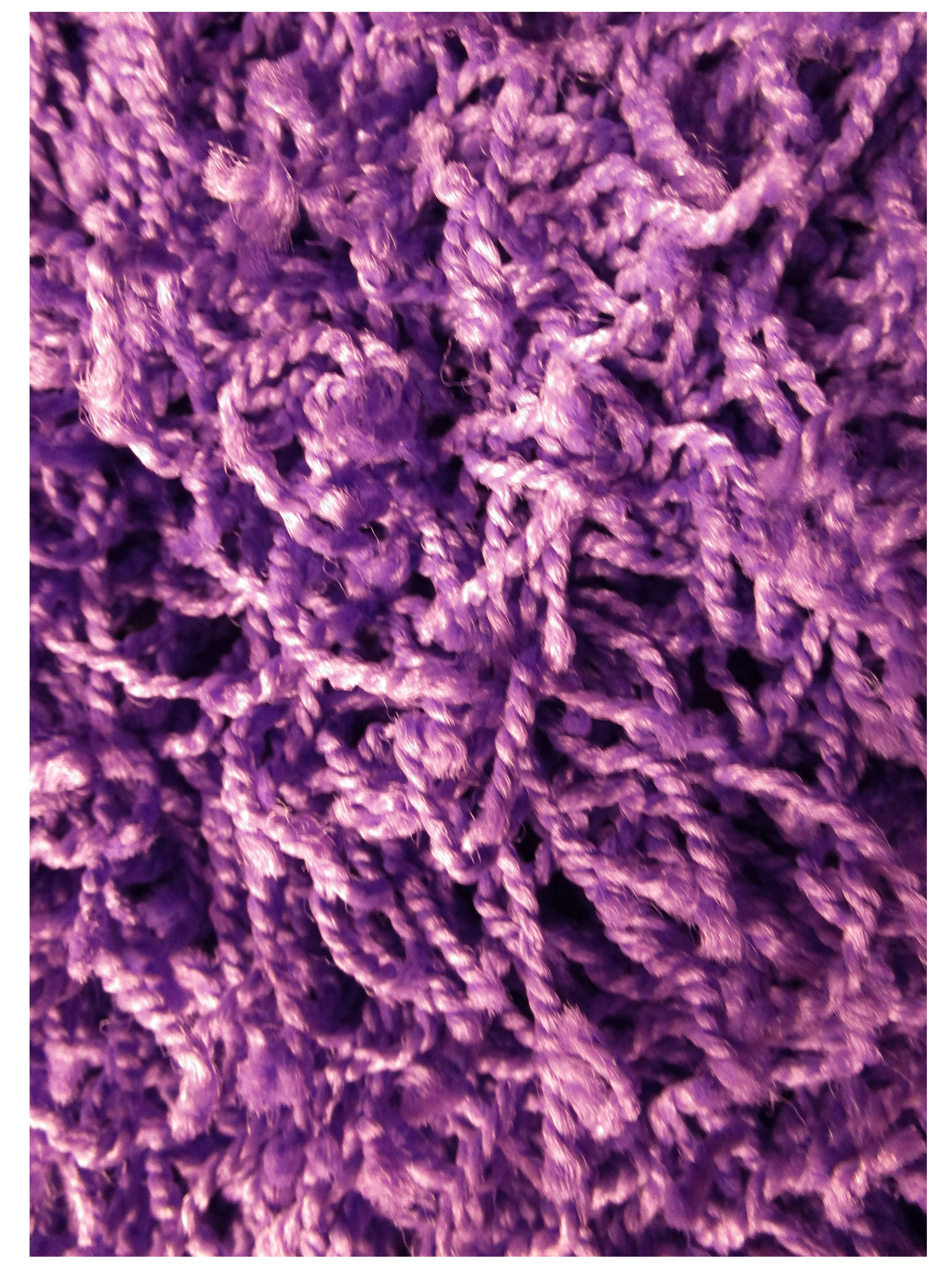 Lilac Shag Rug 