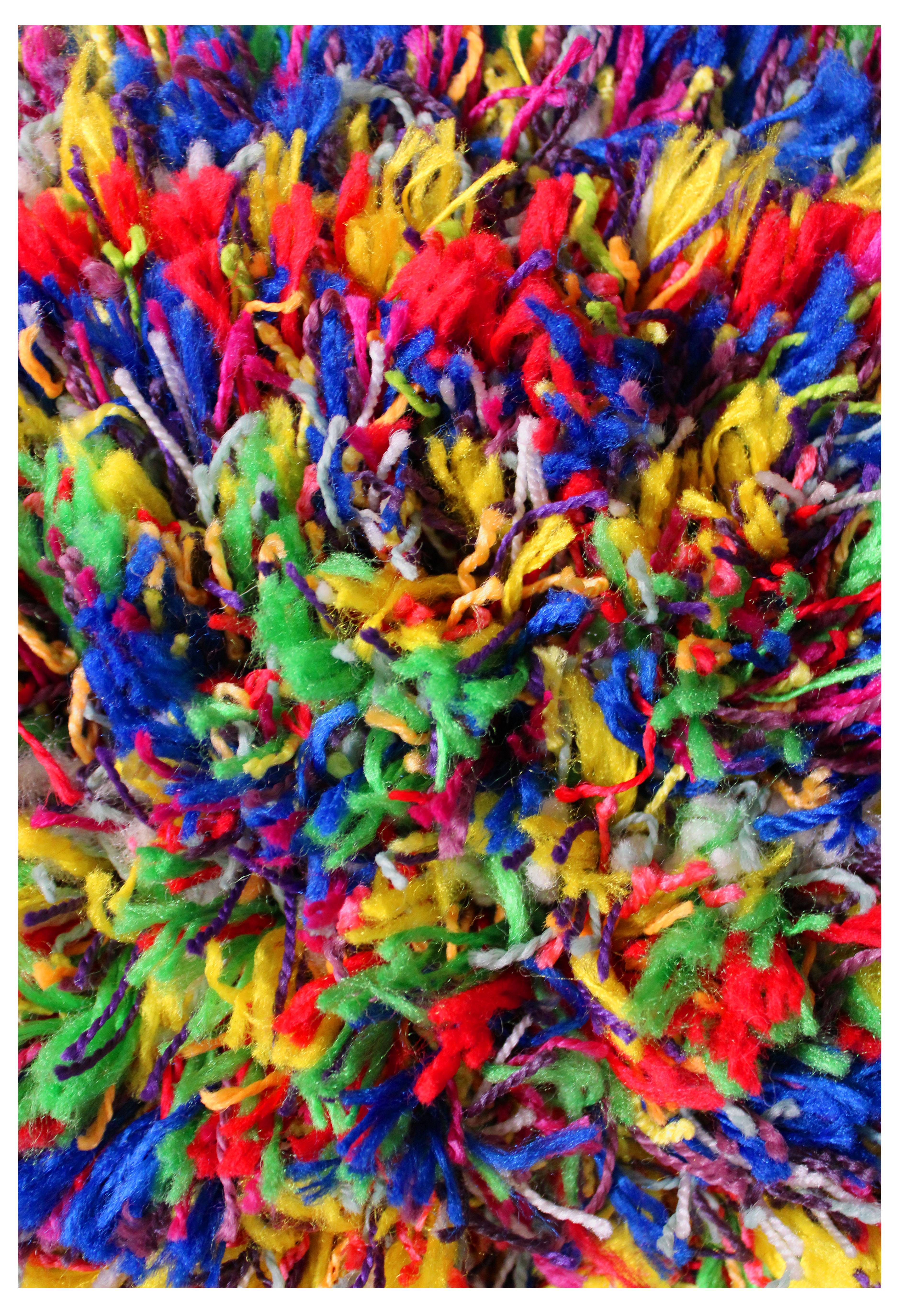 Confetti Shag Rug Multi-Color 