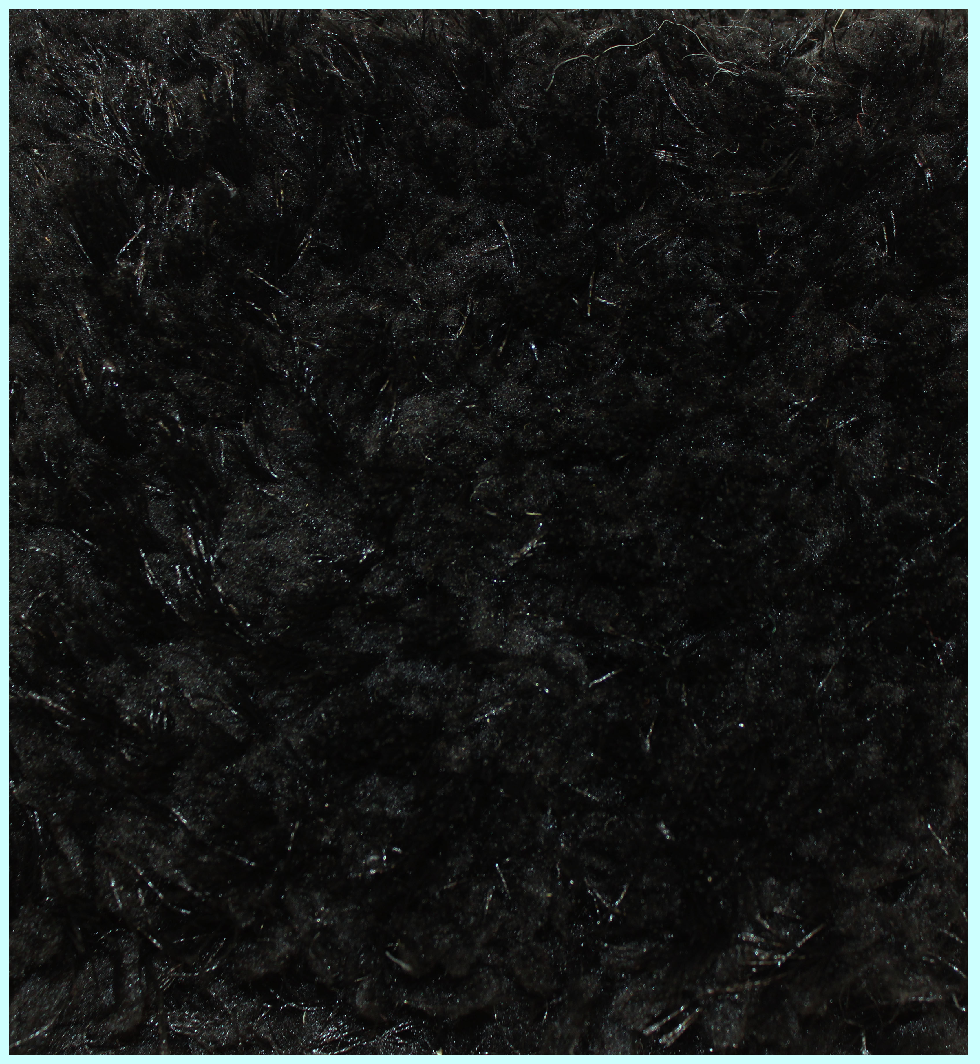 Midnight Black Shag Rug So Soft 