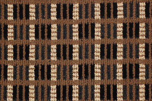 Commercial Carpet Woven Basket Brown Tan Black 